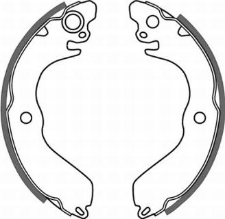 ABE C05031ABE - Drum Brake Shoe Set car-mod.net