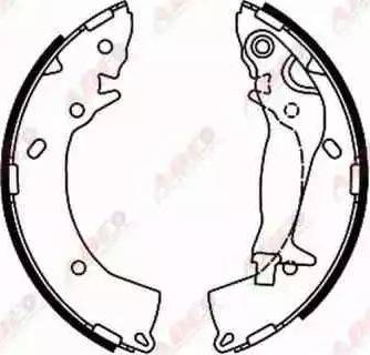 ABE C00518ABE - Drum Brake Shoe Set car-mod.net