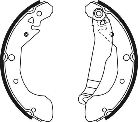 ABE C00009ABE - Drum Brake Shoe Set car-mod.net
