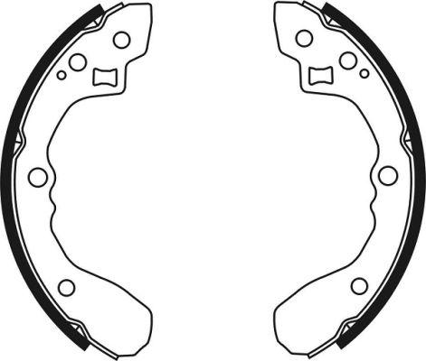 ABE C00313ABE - Drum Brake Shoe Set car-mod.net