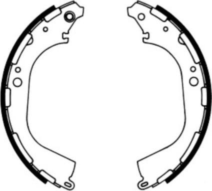 ABE C01045ABE - Drum Brake Shoe Set car-mod.net