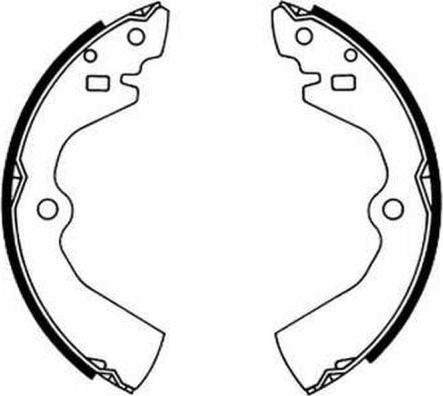 ABE C01034ABE - Drum Brake Shoe Set car-mod.net