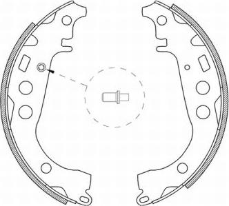 ABE C02059ABE - Drum Brake Shoe Set car-mod.net