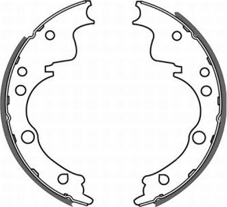 ABE C0E001ABE - Drum Brake Shoe Set car-mod.net