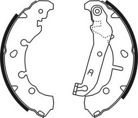 ABE C0G046ABE - Drum Brake Shoe Set car-mod.net