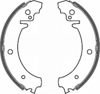 ABE C0L000ABE - Drum Brake Shoe Set car-mod.net