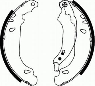 ABE C0R016ABE - Drum Brake Shoe Set car-mod.net