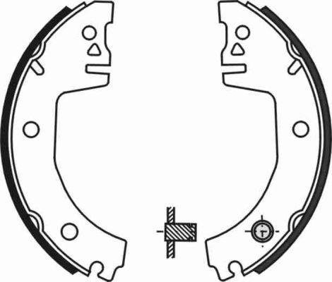 ABE C0S001ABE - Drum Brake Shoe Set car-mod.net