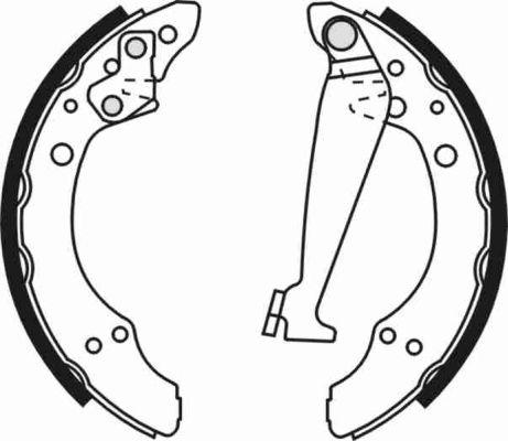 ABE C0W009ABE - Drum Brake Shoe Set car-mod.net