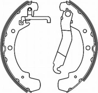 ABE C0W005ABE - Drum Brake Shoe Set car-mod.net
