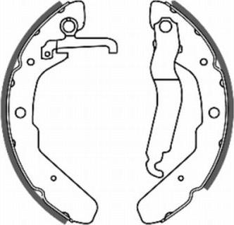 ABE C0W003ABE - Drum Brake Shoe Set car-mod.net