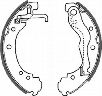 ABE C0W011ABE - Drum Brake Shoe Set car-mod.net