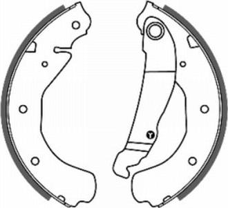 ABE C0X003ABE - Drum Brake Shoe Set car-mod.net
