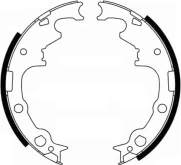 ABE C0Y003ABE - Drum Brake Shoe Set car-mod.net