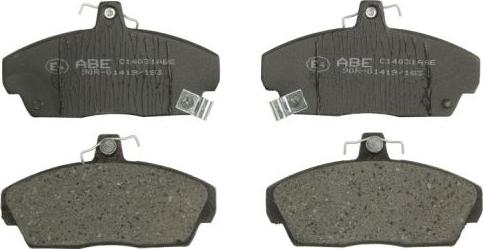 ABE C14031ABE - Brake Pad Set, disc brake car-mod.net
