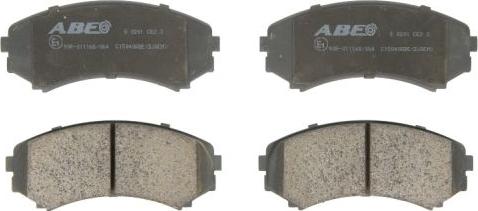 ABE C15040ABE - Brake Pad Set, disc brake car-mod.net