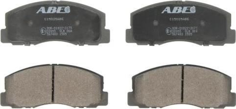 ABE C15025ABE - Brake Pad Set, disc brake car-mod.net