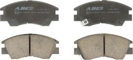 ABE C15027ABE - Brake Pad Set, disc brake car-mod.net