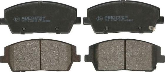 ABE C10539ABE - Brake Pad Set, disc brake car-mod.net