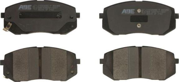 ABE C10326ABE-P - Brake Pad Set, disc brake car-mod.net