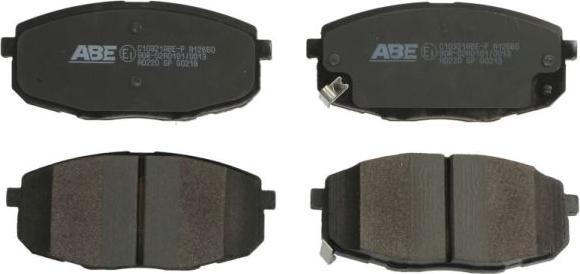 ABE C10321ABE-P - Brake Pad Set, disc brake car-mod.net