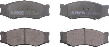 ABE C11011ABE - Brake Pad Set, disc brake car-mod.net