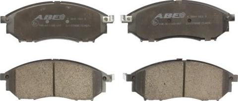 ABE C11078ABE - Brake Pad Set, disc brake car-mod.net