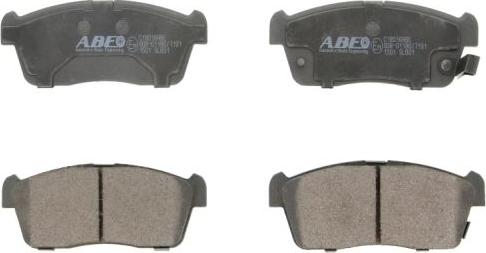 ABE C18016ABE - Brake Pad Set, disc brake car-mod.net