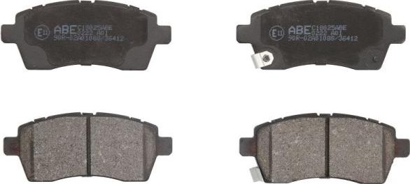 ABE C18025ABE - Brake Pad Set, disc brake car-mod.net