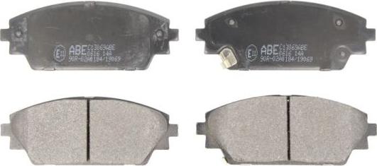 ABE C13069ABE - Brake Pad Set, disc brake car-mod.net