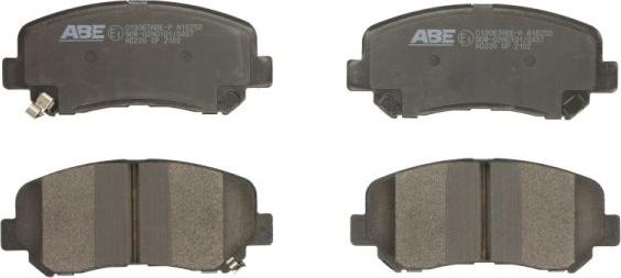 ABE C13067ABE-P - Brake Pad Set, disc brake car-mod.net
