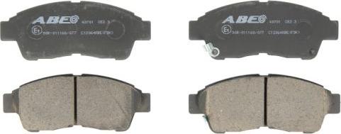 ABE C12064ABE - Brake Pad Set, disc brake car-mod.net