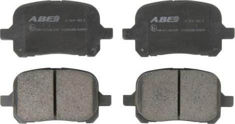 ABE C12083ABE - Brake Pad Set, disc brake car-mod.net