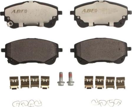 ABE C12141ABE - Brake Pad Set, disc brake car-mod.net