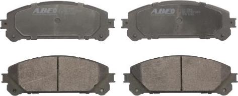 ABE C12135ABE - Brake Pad Set, disc brake car-mod.net