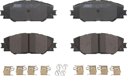 ABE C12122ABE-P - Brake Pad Set, disc brake car-mod.net