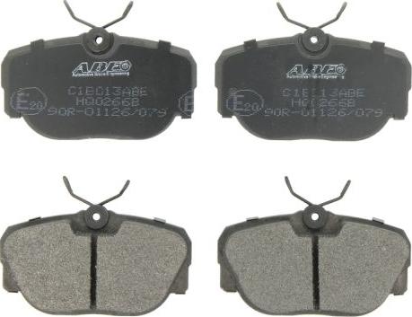 ABE C1B013ABE - Brake Pad Set, disc brake car-mod.net