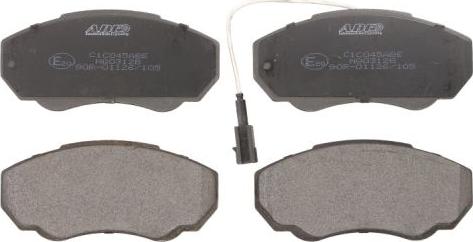 ABE C1C045ABE - Brake Pad Set, disc brake car-mod.net