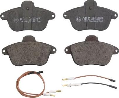 ABE C1C019ABE - Brake Pad Set, disc brake car-mod.net