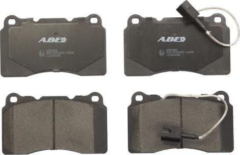 ABE C1D024ABE - Brake Pad Set, disc brake car-mod.net