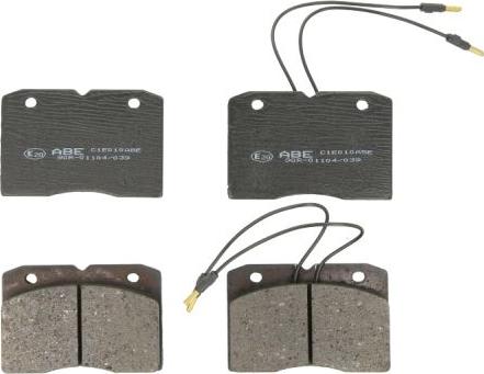 ABE C1E010ABE - Brake Pad Set, disc brake car-mod.net