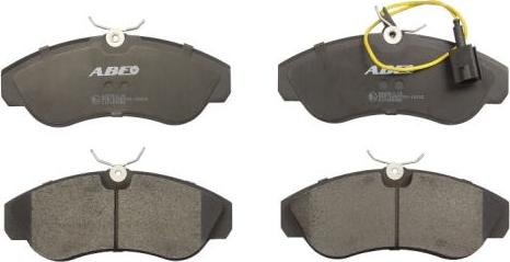 ABE C1F044ABE - Brake Pad Set, disc brake car-mod.net