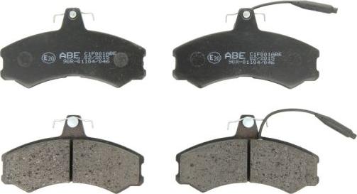 ABE C1F001ABE - Brake Pad Set, disc brake car-mod.net