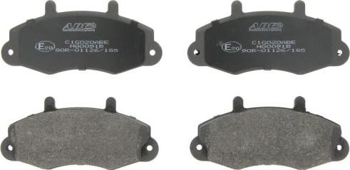 ABE C1G020ABE - Brake Pad Set, disc brake car-mod.net
