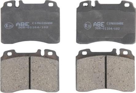 ABE C1M008ABE - Brake Pad Set, disc brake car-mod.net
