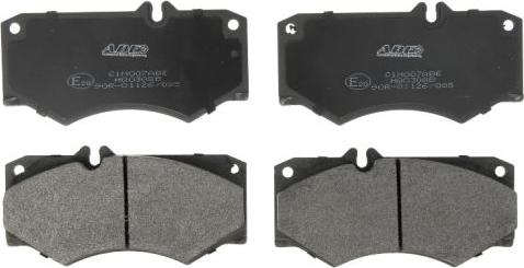 ABE C1M007ABE - Brake Pad Set, disc brake car-mod.net