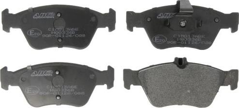 ABE C1M013ABE - Brake Pad Set, disc brake car-mod.net