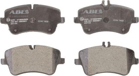 ABE C1M025ABE - Brake Pad Set, disc brake car-mod.net