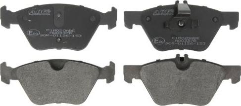 ABE C1M020ABE - Brake Pad Set, disc brake car-mod.net