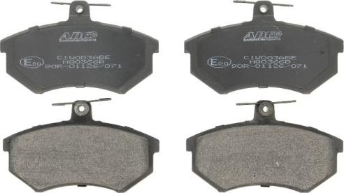 ABE C1W003ABE - Brake Pad Set, disc brake car-mod.net